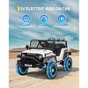 Jojoka 12V Kids Electric Ride On Truck with Remote Control Ride On Toy for Toddler Boys & Girls - 2 of 4