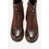 Anett - Brown Platform Heel Zip Boot (Women) | Prologue Shoes - 2 of 4
