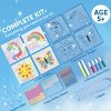 Joyfy 4 Pcs Window Art Suncatcher Kits, Creative Gem Painting Kits, Diamond Art and Crafts for Boys Girls, Birthday Easter Gift for Kids Ages 6-12 - 2 of 4