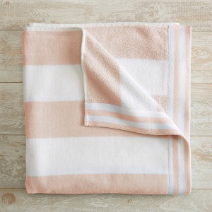 100% Cotton Cabana Striped Oversized Beach Towels - Great Bay Home - 1 of 4