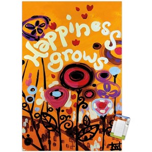 Trends International Happiness Grows Unframed Wall Poster Prints - 1 of 4
