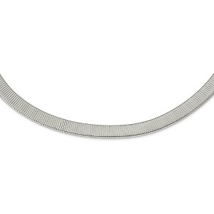 Black Bow Jewelry Stainless Steel 15mm Polished Cubetto Chain Necklace, 18 Inch - 1 of 4