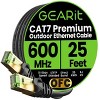 GEARit Cat7 Outdoor Ethernet Patch Cable - SFTP Shielded Foil Twisted Pair - Waterproof, Black - 2 of 4