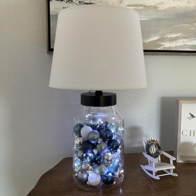 Glass lamp base to hot sale fill