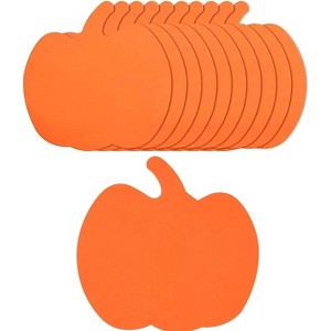 4E's Novelty 24 Pack Large Foam Pumpkins for Crafts - 8" Cutout Pumpkin for Kids, Halloween Craft Kits for Classroom Fun Halloween Activity - 1 of 4