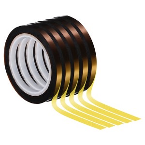 Unique Bargains Adhesive Versatile DIY Art Graphic Chart Thin Whiteboard Tape 5 Pcs - 1 of 4