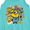 Girls' - Despicable Me Minions - Minion & Banana Stickers Graphic Sleeveless Aline Dress - 2 of 3