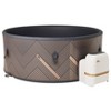 MSpa Mono Round DWF Bubble Spa with Thermal Cover 245 Gal 138 Electric 110 Volt AC Inflatable Hot Tub - 2 of 4