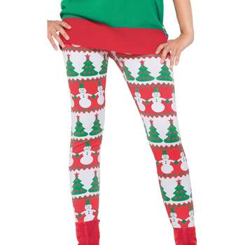 Time Tru Christmas Leggings  Womens 2018 Christmas Leggings