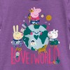 Girl's Peppa Pig Love Our World T-Shirt - 2 of 4