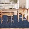 Modern Area Rugs for Living Room Bedroom, Solid Indoor Carpets, Low Pile Non-Slip Rug - 2 of 4