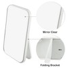 Unique Bargains Foldable Makeup Mirror Dressing Desk Bedroom Travel Portable Mirror for Girl Women - 3 of 4