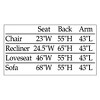 Collections Etc Leaf Pattern Furniture Protect - 3 of 4