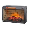 NicBex Electric Fireplace Freestanding 27.2 Inch Infrared Heater Fireplace with 4 Adjustable Brightness Levels/Remote Control/Touch Button,Black - 4 of 4