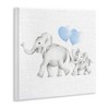 Stupell Industries Elephant Family with Blue Balloons, 12" x 12" - image 3 of 4