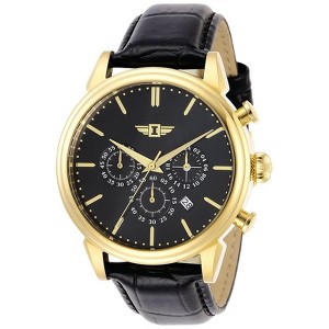 Invicta IBI29865 Men's I By Invicta Yellow Gold Case Strap Watch - 1 of 2