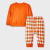 Baby Halloween Pumpkin Top & Pants Set - Cat & Jack™ Orange - 2 of 4