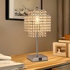 DORESshop 1-Light Bedside Crystal Table Lamp Chrome, Touch Control, 3-Way Dimmable Lamp with Crystal Shade for Bedroom,Living Room - 2 of 4