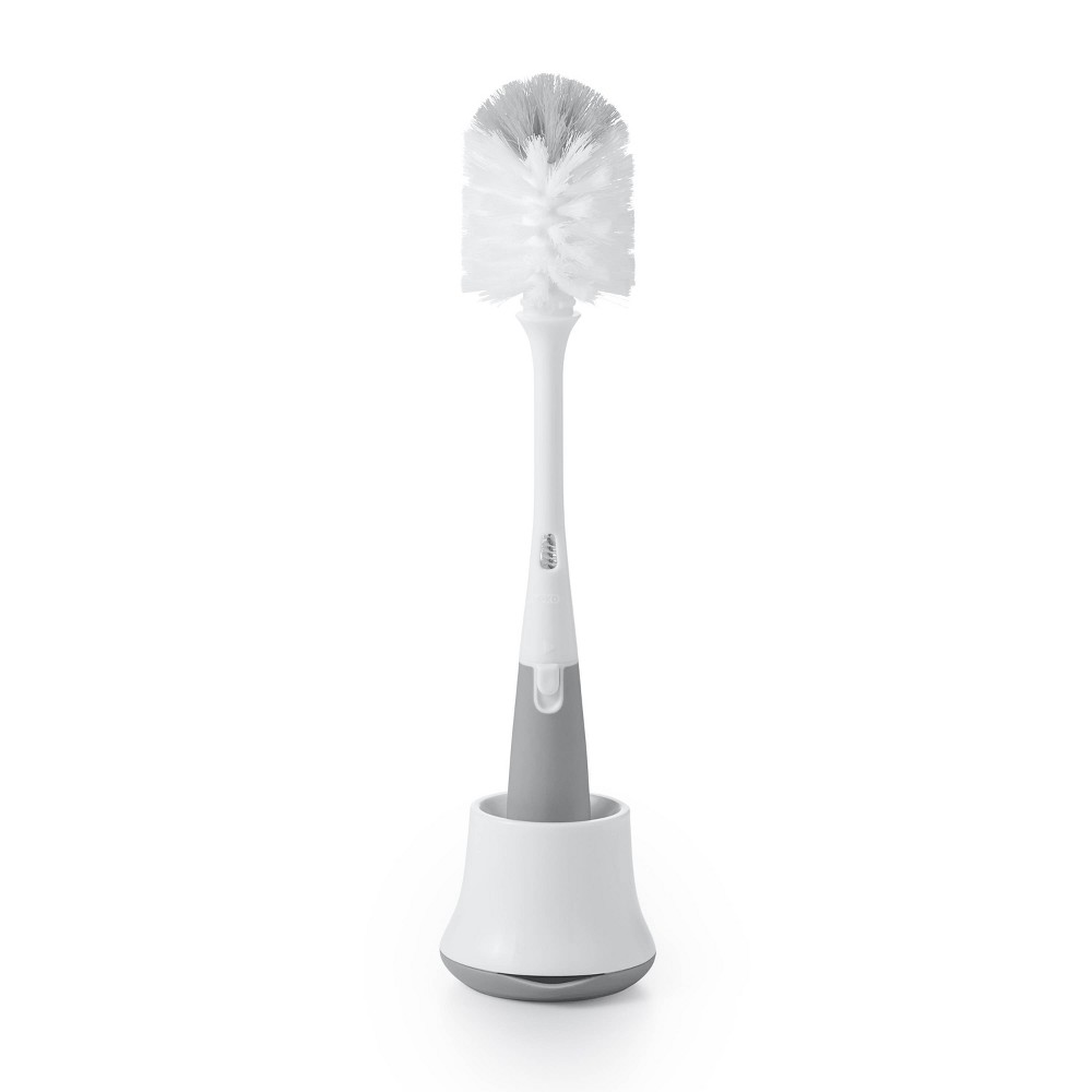 OXO TOT Bottle Brush with Bristled Cleaner & Stand - Gray -  80139237