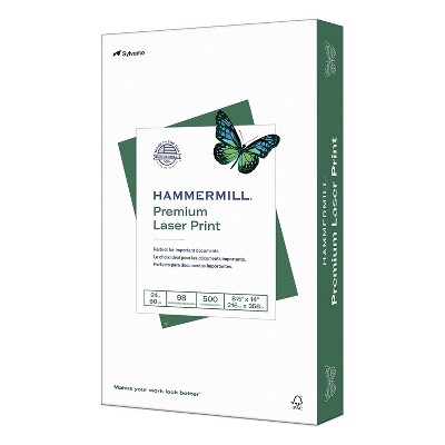 Hammermill Premium 110 lb. Cardstock Paper 8.5 x 11 White 200 Sheets/Ream  (168380R) 