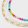 SUGARFIX by BaubleBar True Colors Multi-Strand Necklace - 4 of 4