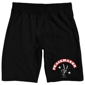 Peacemaker: Season 2 Title Logo Men’s Black Lounge Shorts - 1 of 4