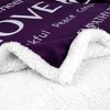 PAVILIA Healing Thoughts Blanket for Women Men, Get Well Prayer Gift for Family Friends, Soft Fluffy Plush Microfiber - 4 of 4