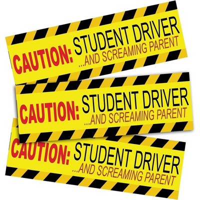 Signs Authority 12 Car Magnet Sticker For New & Beginner Drivers - 3 Pack  : Target