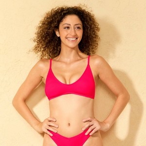 Women's Scoop Bralette Swim Bikini Top - Wild Fable™ - 1 of 4