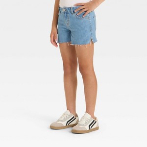 Girls' Cutoff Denim Shorts - Cat & Jack™ - 1 of 3