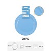 240PCS Light Blue Plastic Plates Set-Heavy Duty Blue Plates for Party, Include 240pcs 9 inch Blue Dessert Plates, forParty - 4 of 4