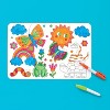 Silicone Dry Erase Table Mat Coloring Kit - Mondo Llama™ - 2 of 4