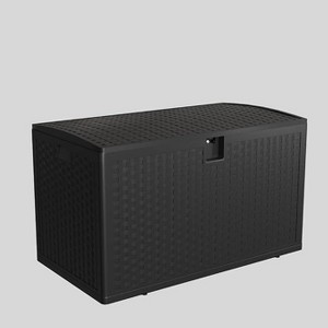 120 Gallon Outdoor Storage Box, Large Waterproof Patio Storage Cabinet with Lid and Handles, Plastic Storage Bench for Yard, Garden, Swimming Pool - 1 of 1