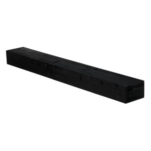 SEVOBAL Decorative Wall Shelf 60'' Floating Fireplace Mantel Solid Fir Wood Shelf for Living Room and Home Decor, Black, 60"*9"*6" - 1 of 4