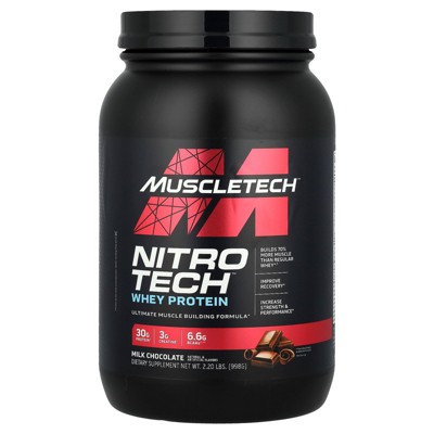Muscletech Nitro-Tech, Whey Isolate + Lean Muscle Builder, Protein Powders