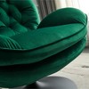 31.5" Velvet 360-degree Swivel Lounge Chair with Ottoman - 4 of 4