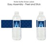Big Dot of Happiness Fairy Tale Fantasy - Royal Prince and Princess Party Water Bottle Sticker Labels - Set of 20 - 2 of 4