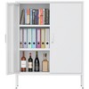 SKRAN Metal Cabinet with Adjustable Shelves, Heavy-Duty Kitchen Storage Cabinet for Bathroom, Bedroom,Living Room & Home Office - 4 of 4