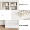 74.5" Tall Bookshelf with Double Storage, 6-Tier Bookshelves with 12 Cubbies, Wide Freestanding Bookcases for Livingroom - 4 of 4