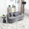 NicBex Bean Bag Chair,Beanbag Chair with High Back,Lounge Sofa with 3 Pillows for Couples,Large Comfy Chair for Living Room Bedroom - 2 of 4