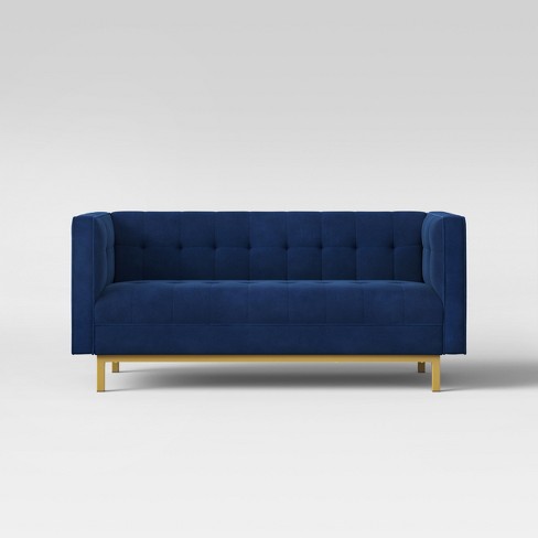 Blue sofa bed