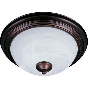 Maxim Lighting Essentials - 583x 1 - Light Flush Mount in  Oil Rubbed Bronze - 1 of 2