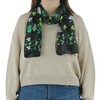 CTM Women's St. Patrick's Day Clover Print Holiday Lightweight Scarf - 3 of 4