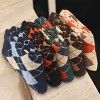 Alilang Women's 5-Pack Assorted Patterned Thick Knit Socks with Plaid and Holiday Prints - 2 of 4