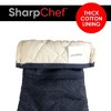SharpChef Heat and Slip Resistant Silicone Oven Mitt and Pot Holder Set, Soft Cotton Lining, Waterproof, BPA-Free - 4 of 4