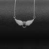 Angel Wings Sterling SilverWomens Cz Pendant Necklace by Ginger Lyne Collection - 2 of 4