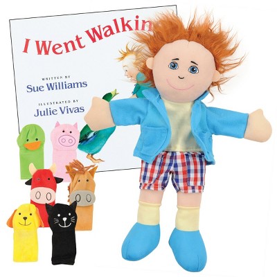 Kaplan Early Learning I Went Walking Puppet Set and Book