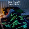 Throw Blanket Glow in The Dark Blanket Dinosaur Toys for Kids 3-5 Dinosaur Gifts Toys for Age 2-12 Year Old, Soft Cozy Flannel Kids, Birthday 40"×60" - 4 of 4