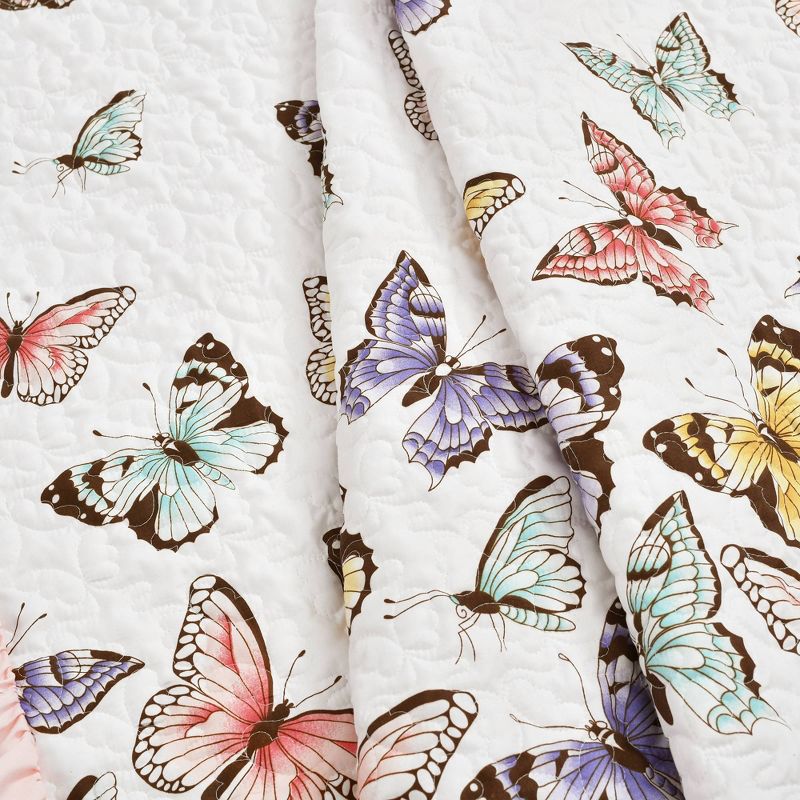 50"x60" Kids' Flutter Butterfly Throw Blanket - Lush Décor, 3 of 5