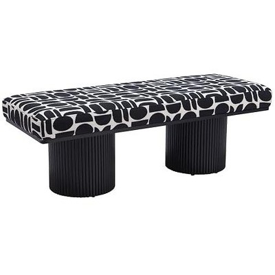 Zuo Botoia Bench Black & White